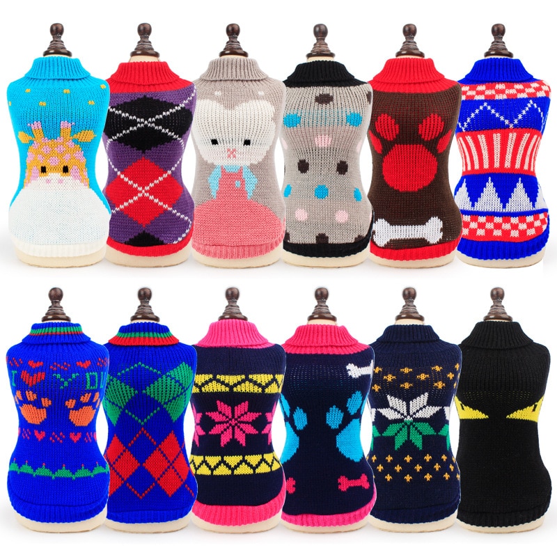 Color al azar sudadera para cachorro perro Navidad Año invierno esfinge gato ropa para pequeño mediano perros gatos Chihuahua ropa para mascotas