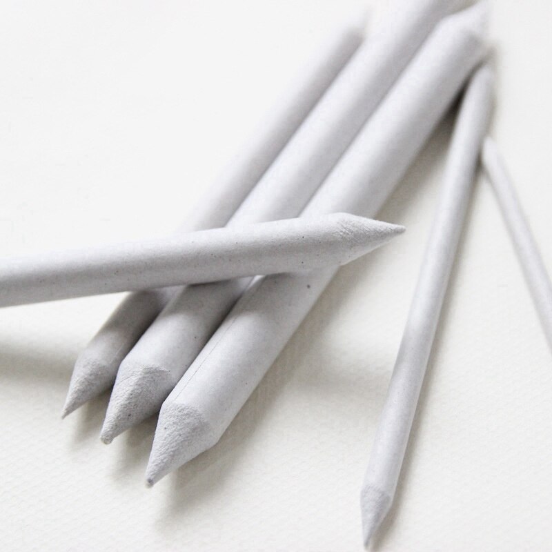 6 stk skitse rispapir børste penne blanding udtværing tortillon stub maleri pen kunst tegning værktøj kunst forsyninger