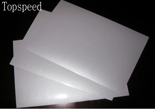 Silver color Blank Inkjet print PVC sheet for PVC ID card making , business card , membership card 300x200mm 0.76mm thick