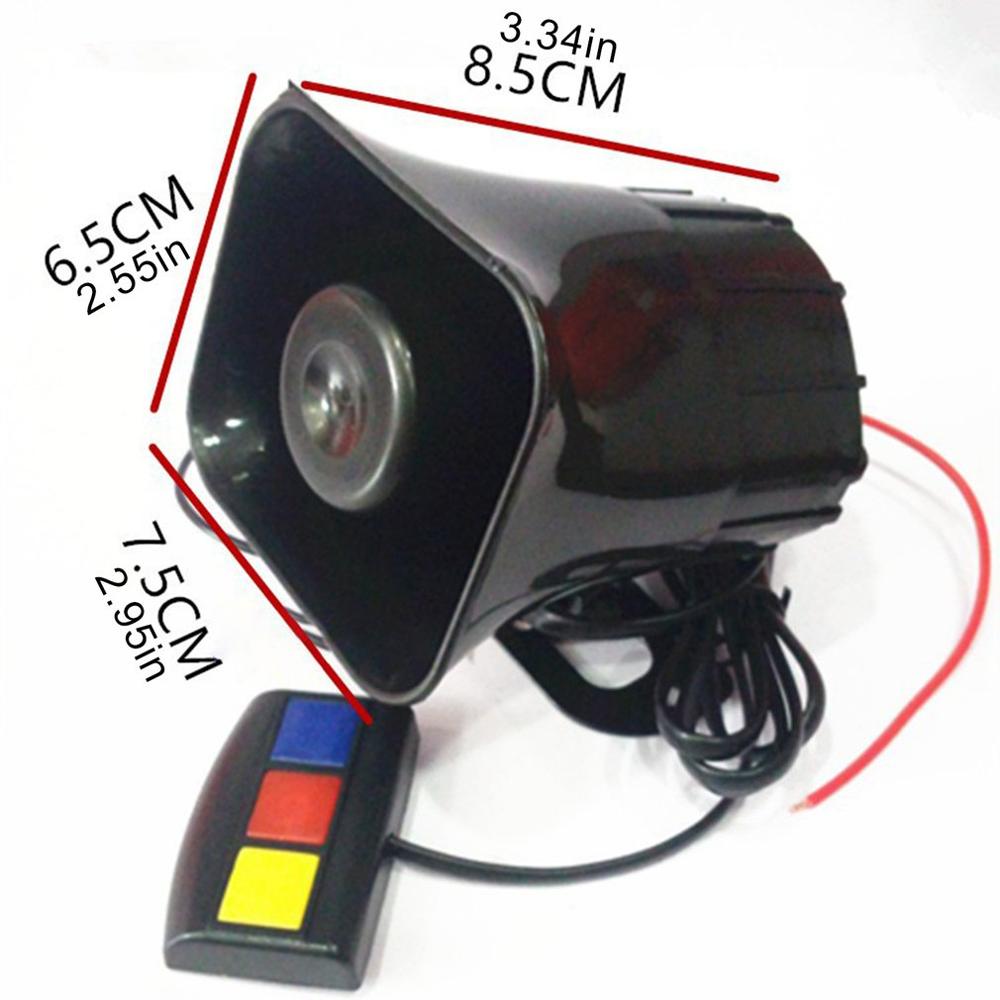 12v/24v pratique moto ronde ouverture klaxon 3 tons alarme klaxon extrêmement fort et clair son voiture pièces accessoires