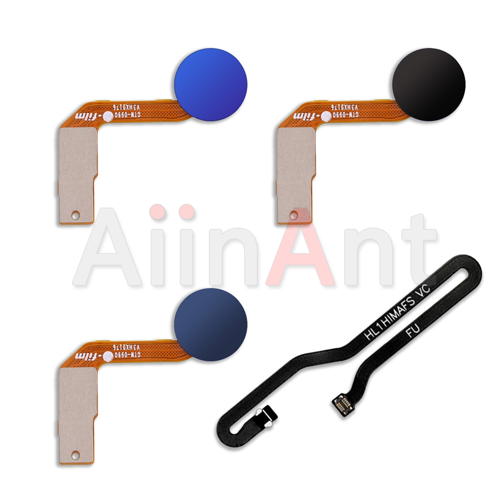 Aiinant Home botón de encendido trasero, escáner de dedo de identificación táctil, Sensor de huellas dactilares, Cable flexible para Huawei Mate 20 Lite Pro, piezas de repuesto