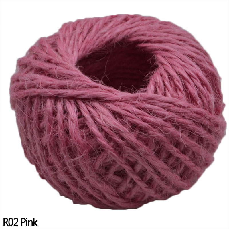 30 Meters Natural Burlap Hemp Rope Hessian Jute Cord for Wedding Party Wrapping Cords Thread DIY Scrapbooking Craft Decor: R02