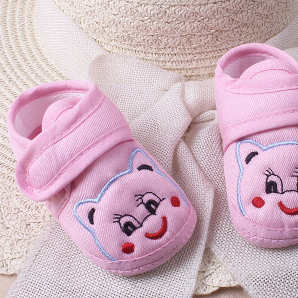 Leuke Baby Boy Girl Soft Sole Cartoon Dier Hoofd Anti-Slip Zachte Zool Schoenen Peuter Schoenen Casual Baby Bebes schoenen #60