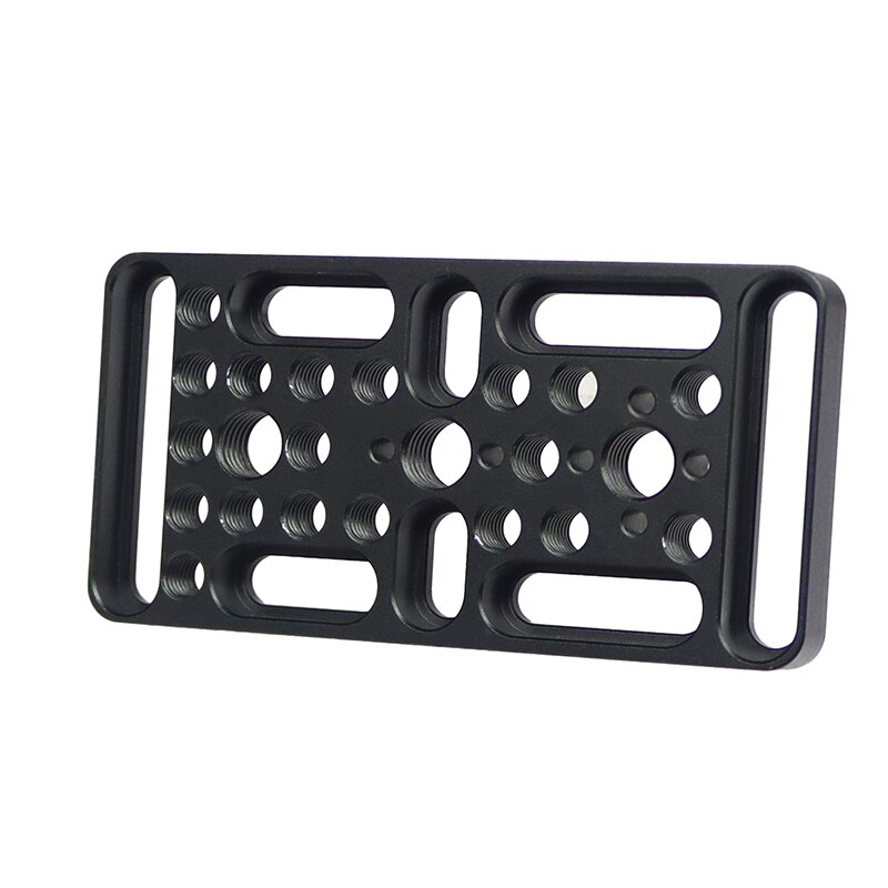 FEICHAO Switching Plate Cheese Board Multi-function 1/4 3/8 ARRI Cold Shoe for Railblock Dovetail Rods DSLR Camera Cage Rig Part