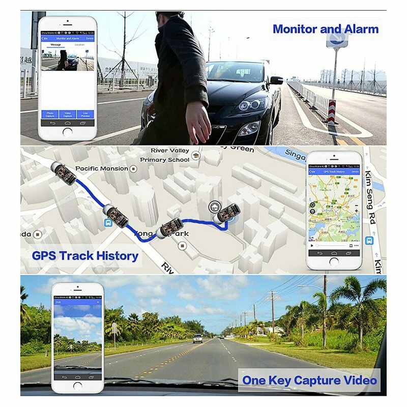 LCD DVR Video Dash Cam Recorder 1080P FHD Camera Front Rear Duals Lens Driving Recorder TD326