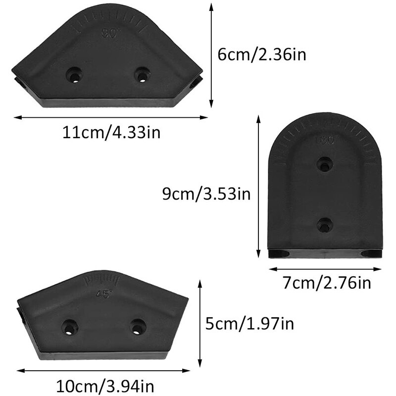 Outil de Tube de courbure de tuyau dur acrylique de 3 pièces pour les Kits de système de refroidissement liquide d'eau d'ordinateur de Tube de 14mm