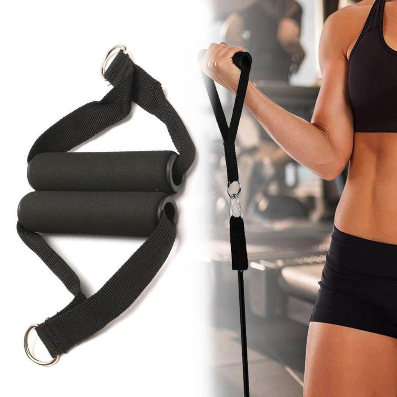 D Ring Pulldown Bank Rope Cable Handle V Bar Dip Resistance Exercise Training Arms Strength Fitness Accessories Tools