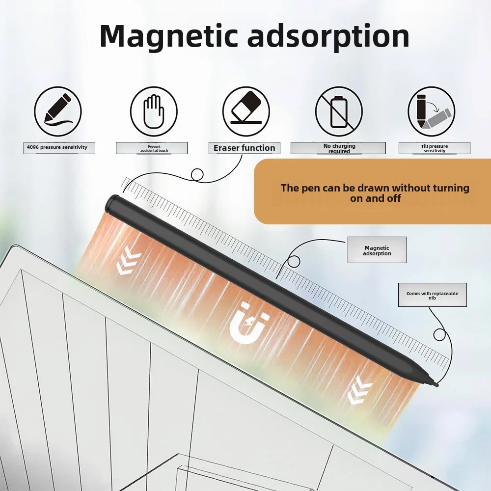 Kindle Scribe Write Touchscreen Stylus Pen Pressure Sensing Handwriting Pen Electromagnetic Pen Mobile Phone Stylus Pen