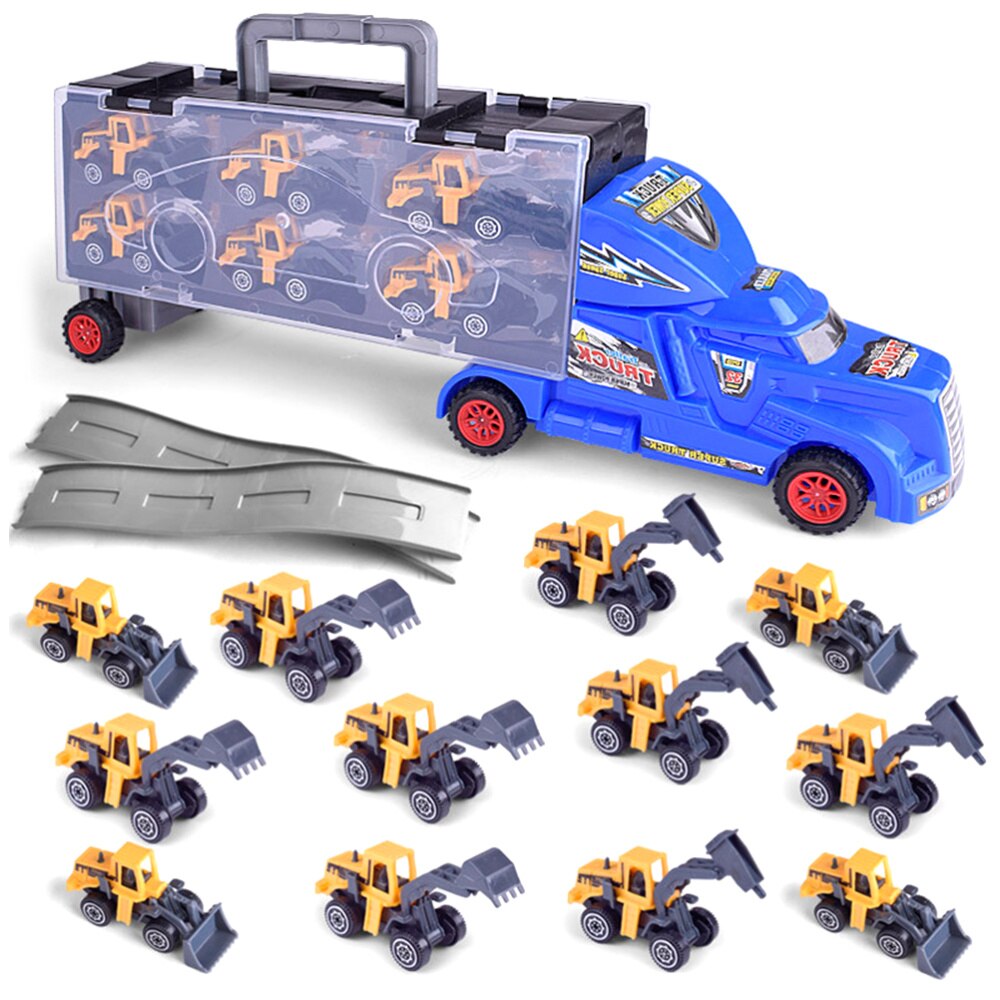 Träger Lkw Set Bau Engineering Pädagogisches Fahrzeug Spielzeug Träger Lkw Modell Trägheit Autos Fahrzeug Set für Kleinkind