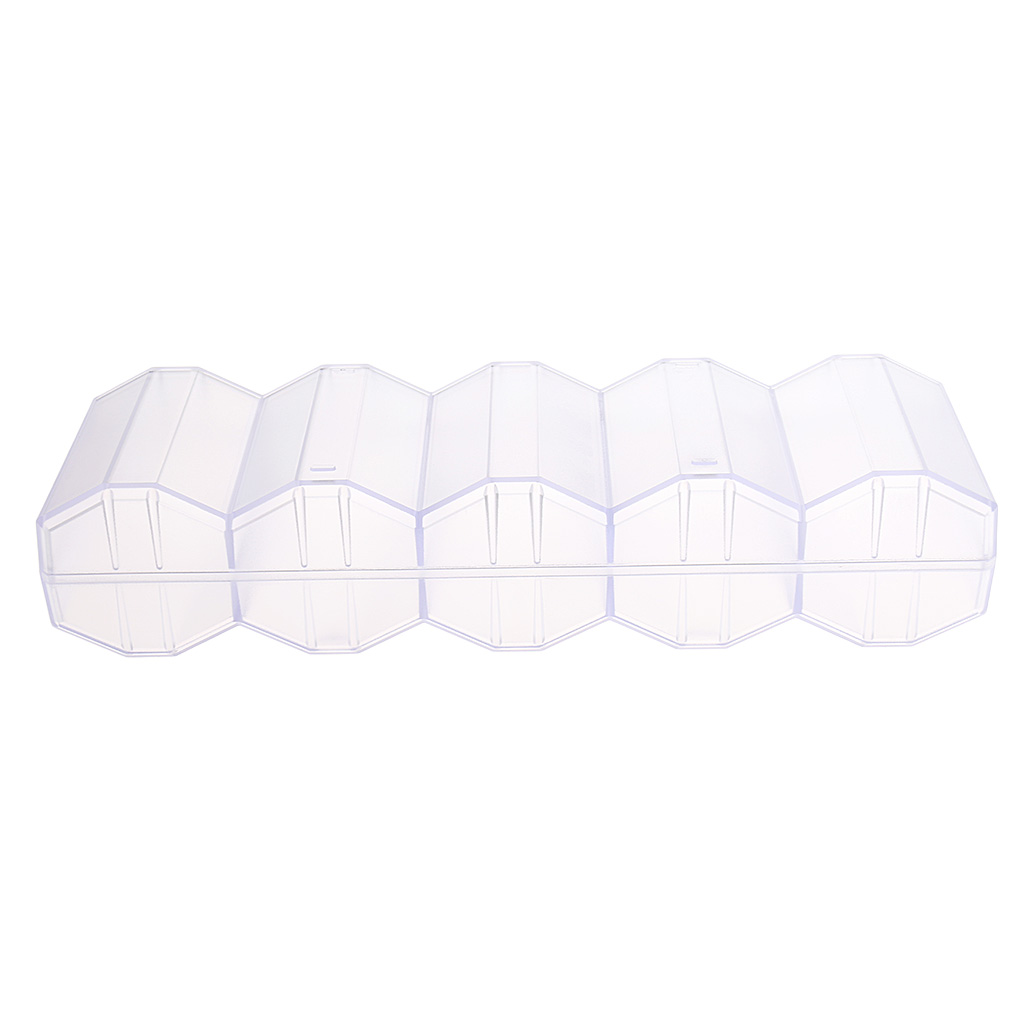 Bandeja portátil para fichas de póker, contenedor transparente con tapa para fiestas, juegos de Casino, 24x8x5cm, 100 unidades