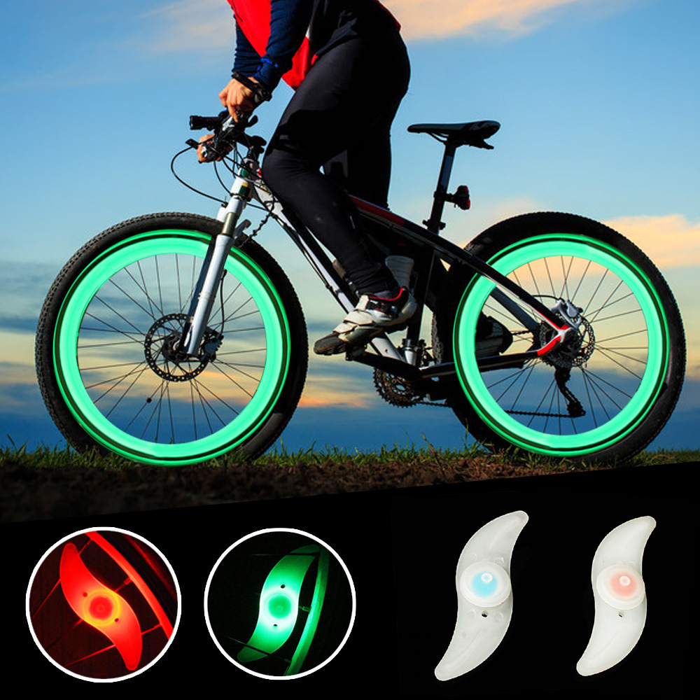 3 modes d'éclairage LED néon roue de vélo rayons lumière étanche couleur vélo voyant d'avertissement de sécurité lampe de cyclisme accessoires de vélo