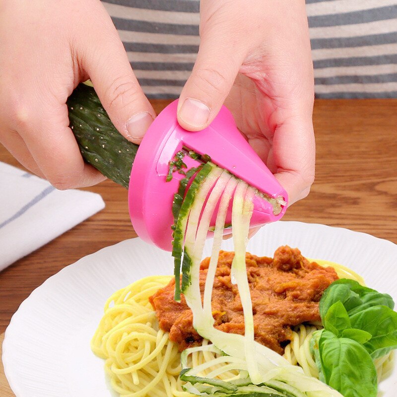 1PCS Spirale Schredder Schäler Gemüse Obst Manuelle Schredder Gerät Kartoffel Karotte Rettich Rotierenden Schredder Reibe Küche Werkzeuge