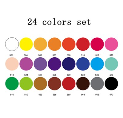 Marco Renoir Color Pencil 24/36/48/72 Drawing Colored pencils Metal box Color pencil Lapis de Cor School Supplies: 24 colors set