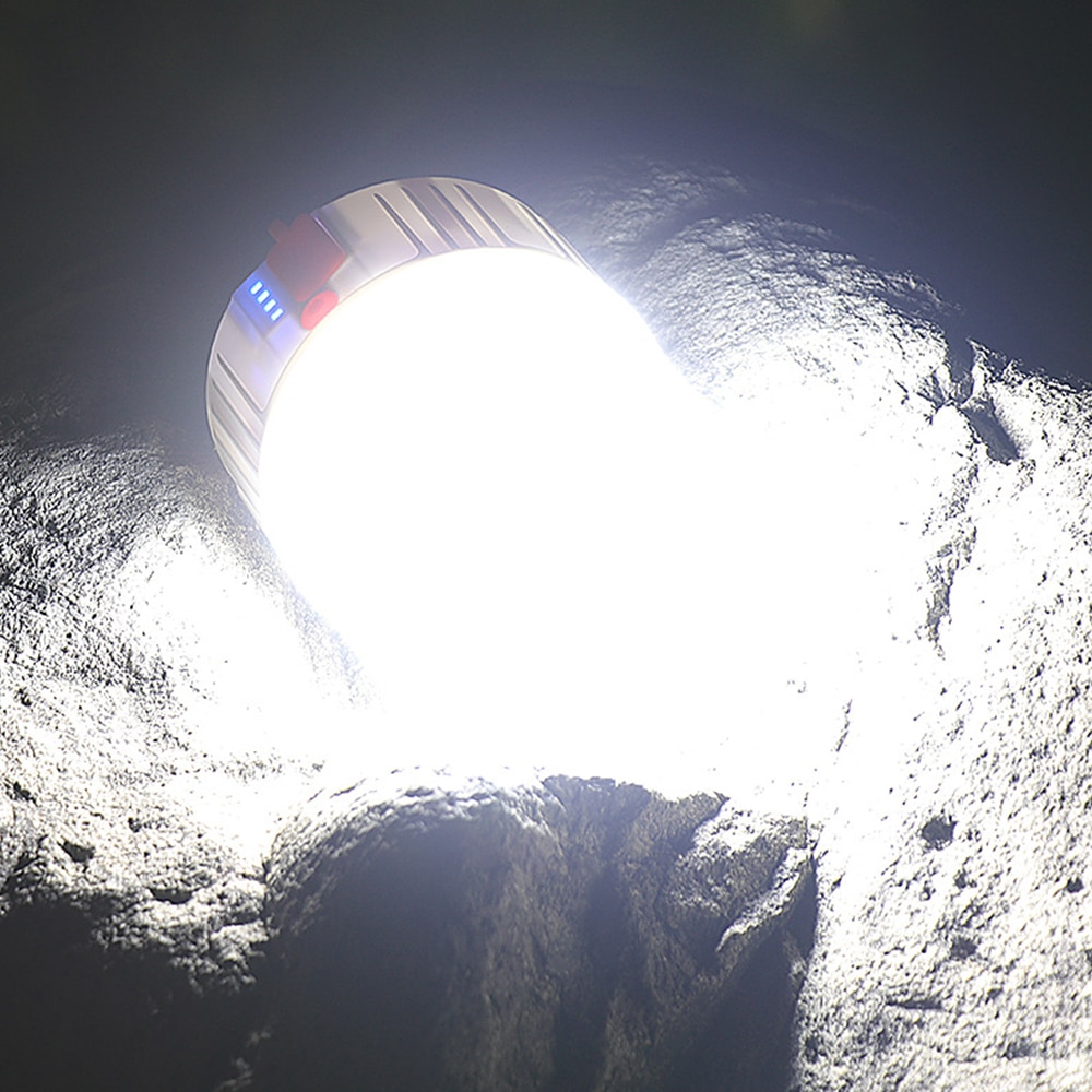 LED Solar Camping Light USB Camping Lantern Ip65 Voice And Remote Control Rechargeable Portable Lamp For Outdoor Tent Hiking