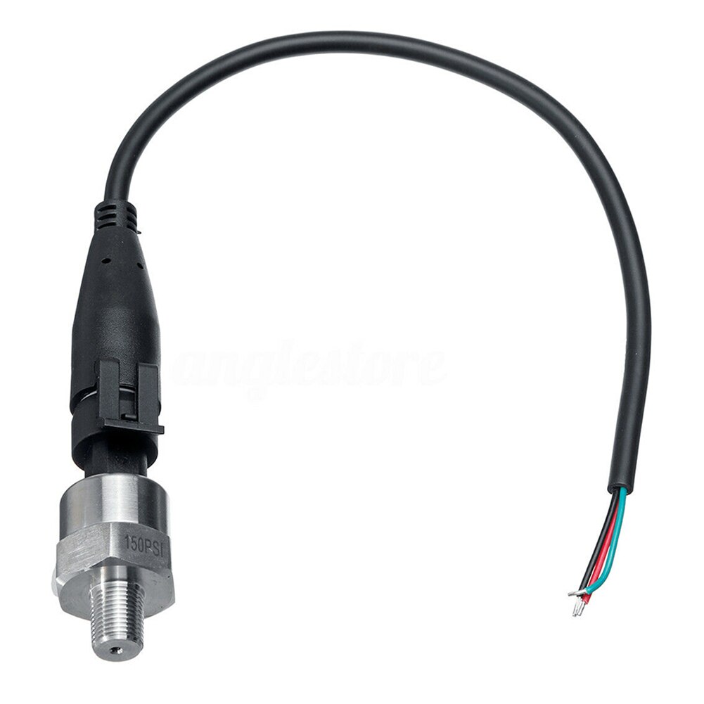 1/8 NPT Thread Stainless Steel Pressure Transducer Sender Sensor Gas Oil Pressure Transmitter Pressure Measuring Instrument