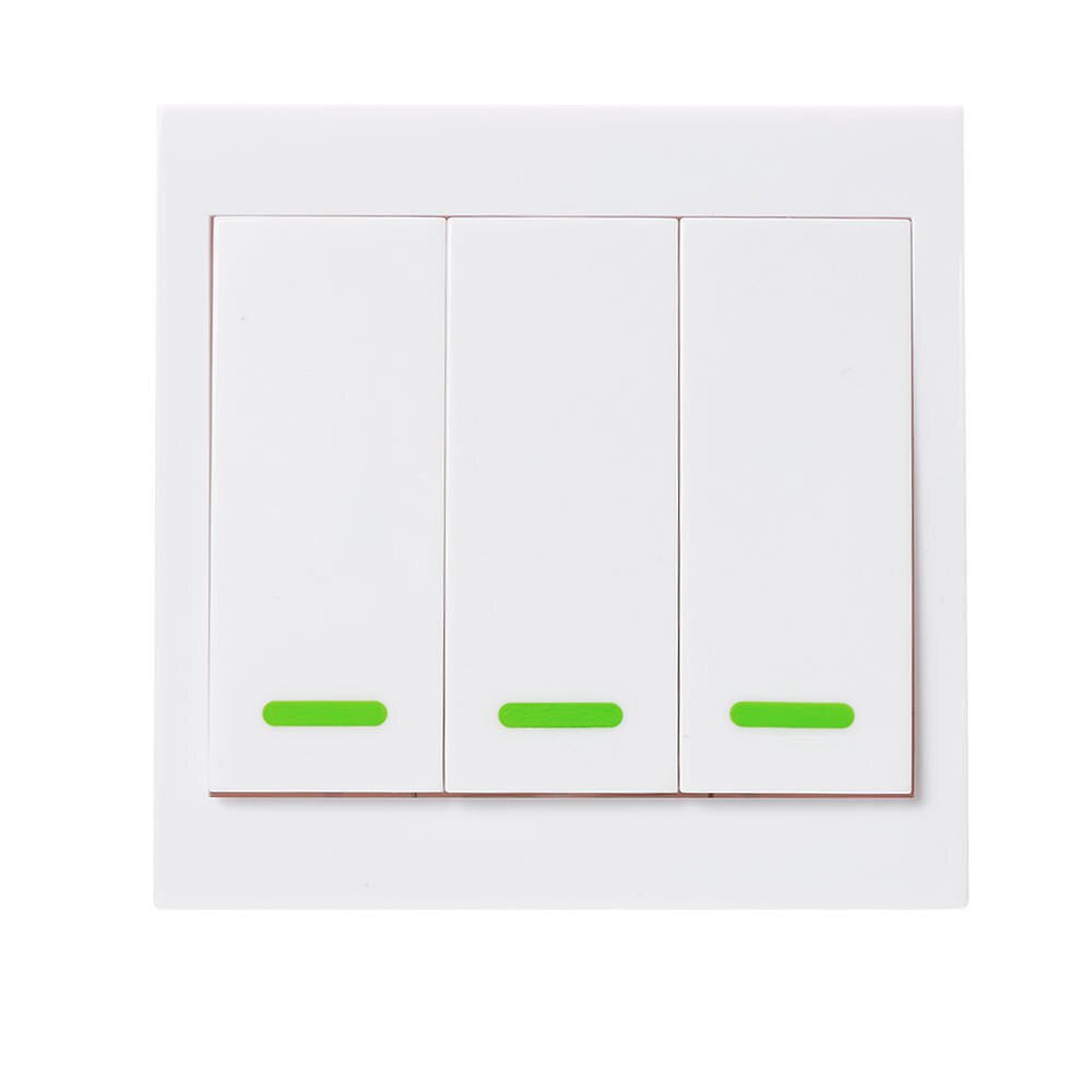 1 2 3 Button RF Switch Wireless Remote Control Switch Wall Panel Transmitter For Living Room Bedroom Ceiling Light