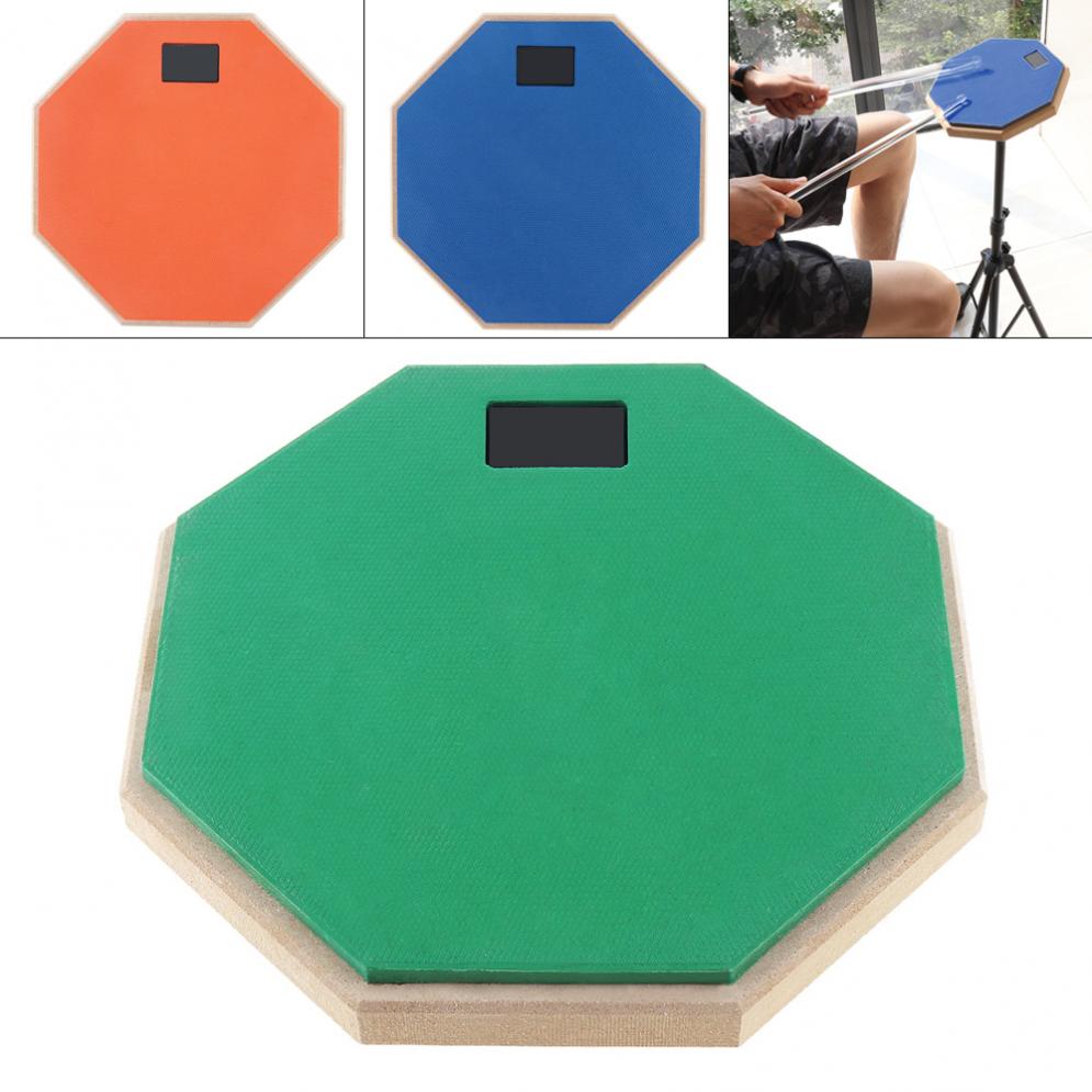 8 Inch High Rubber Wooden Dumb Drum Practice Training Drum Pad for Jazz Drums Exercise with 3 Colors Optional