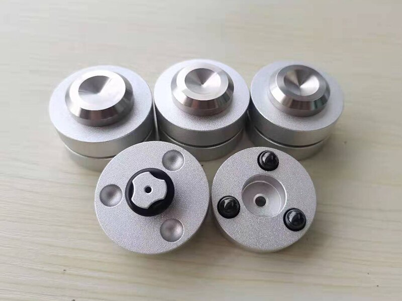 HIFI Audio Speakers Amplifier Preamp DAC Anti-shock Absorber Ball PLUS Foot Feet Pads Vibration Absorption Stands Spikes: 4 pcs / Silver Ceramic beads