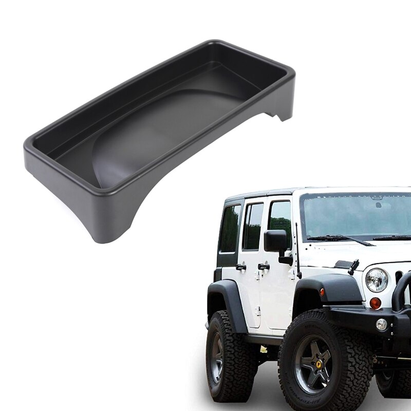 Car Center Console Insert Organizer Storage Tray for 2007 Jeep Wrangler JK JKU Front Dashboard Organizer Case: Default Title