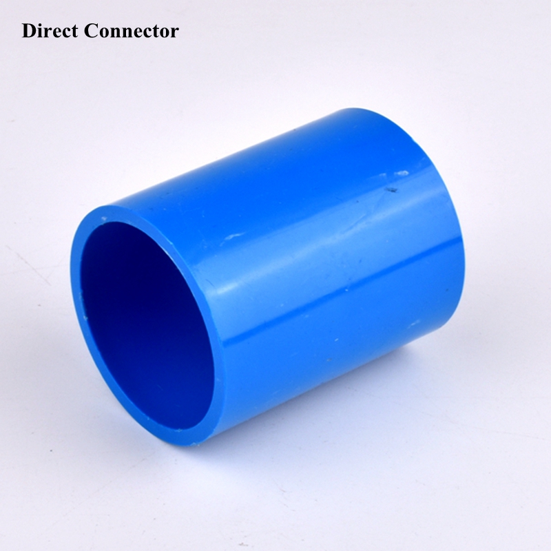 20~63mm PVC Pipe Connector, Straight Elbow Joint End Cap Garden Watering Tee Tube Joint Irrigation Aquarium Fish Tank Fittings