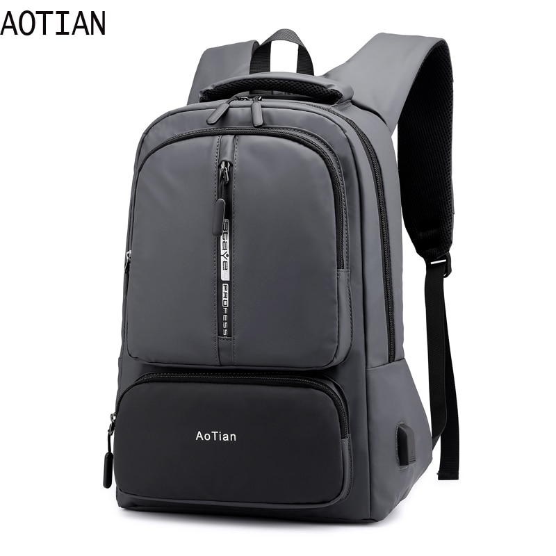 AOTIAN Business Backpack Travel USB 17 Inch Laptop Backpack Men School ...