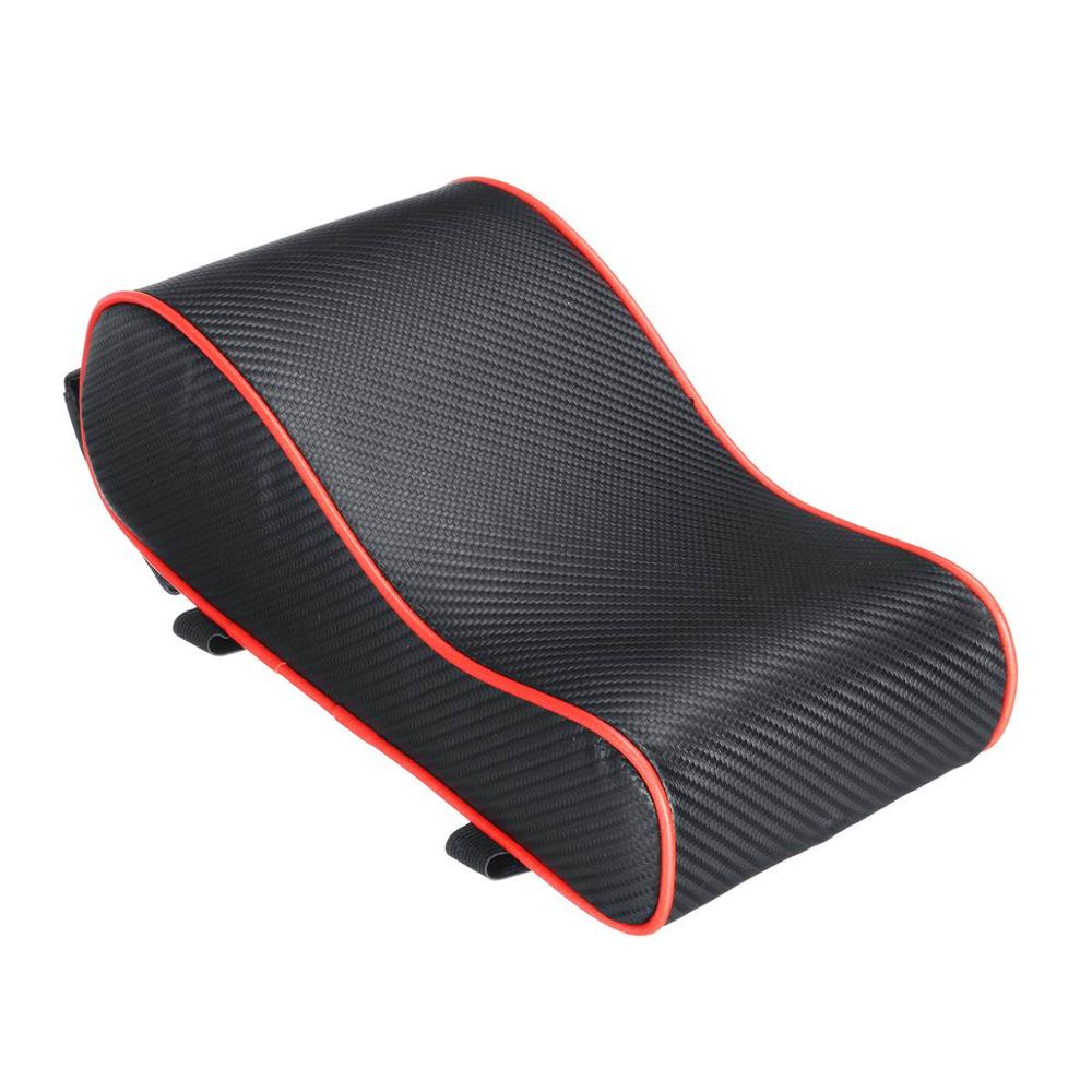 Car Armrest Universal Leather Pad Auto Armrests Car Center Console Arm Rest Seat Box Pad Vehicle Protective Car Styling: Red Black