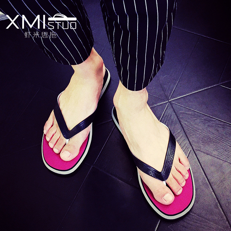 Summer men's flip-flops Man is cool slippers sandals gradient drag home home cool slippers