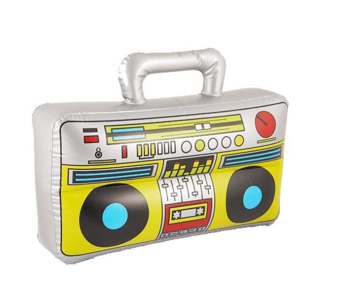 1 Pcs Kids Classic Radio Recorder Speelgoed Ballonnen Voor Thuis Musical Party Decoratie PVC Opblaasbare Ballon