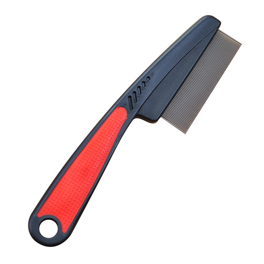 Flea Comb for Long Haired Cats Dogs Anti Knot Grooming Comb Easy Grip Handle Combs HVR88