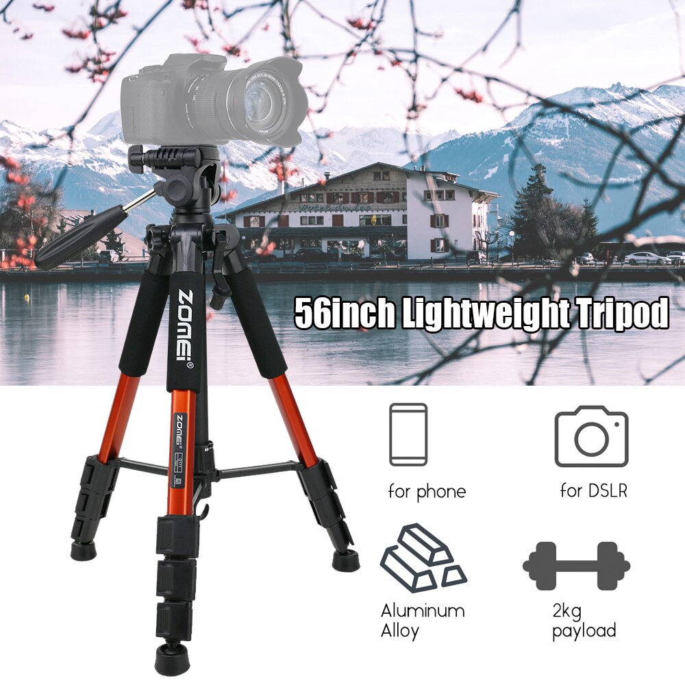 ZOMEI – trépied d&#39;appareil photo numérique Portable de voyage , en aluminium, avec tête panoramique, pour Canon, Nikon, Sony, SLR, DSLR, Q111, en Stock