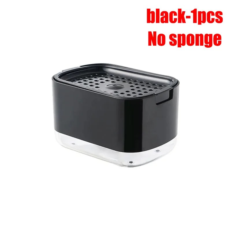 Liquid Soap Dispenser Large Capacity Manual Foam Soap Dispenser Touchless Kitchen Sink Dishwashing Detergent Home Accessories: Black Nickel