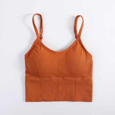 ladies camisole without steel ring beautiful back wrapped chest long bra base sports tube top