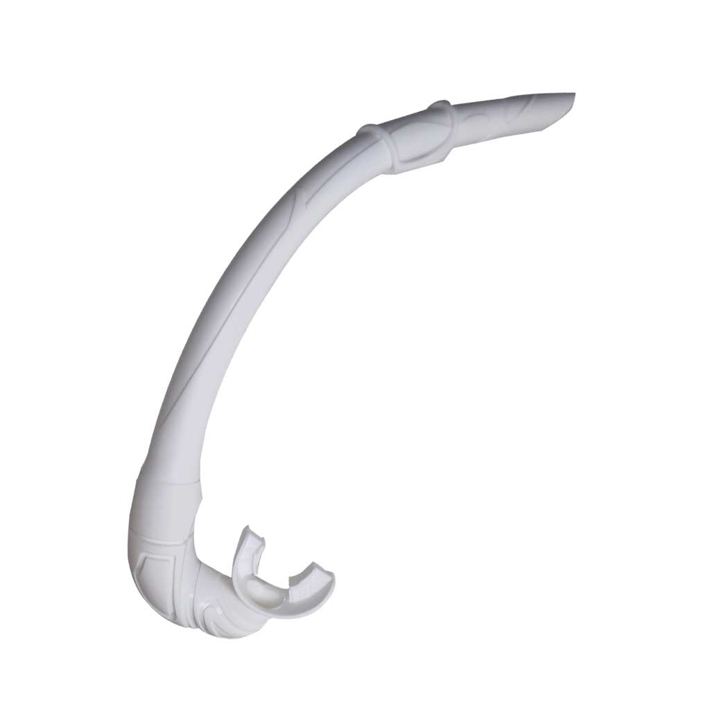 Oprolbare siliconen snorkel Zwemmen Zwemmen Snorkel met hangende gesp Comfortabele beademingsslang voor snorkelen: Rood