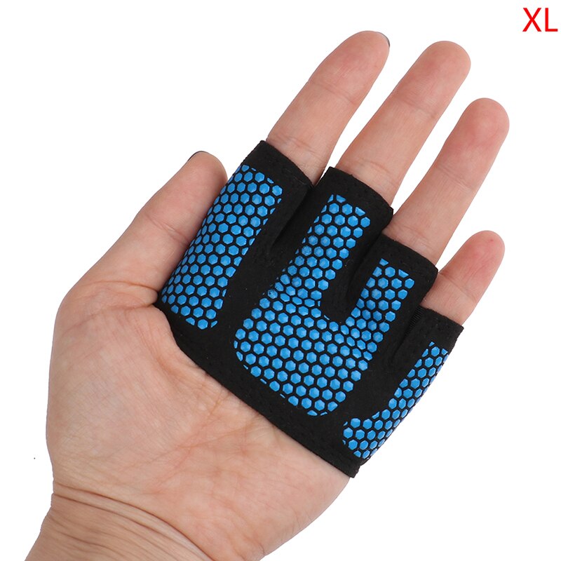 Guantes de medio dedo para Fitness para hombre y mujer, para Crossfit, entrenamiento, gimnasio, levantamiento de pesas de potencia, culturismo, Protector de manos
