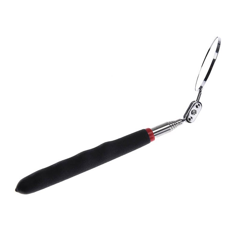 Adjustable Angles Retractable Telescopic Inspection Round Mirror For Hidden Area