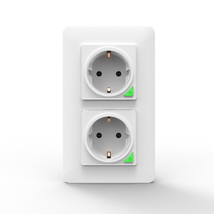 WiFi Smart Socket EU DE Verwijderbare Afneembare van Wandplaat Smart Leven Tuya App Controle Werkt met Alexa Echo Google thuis: Option 1