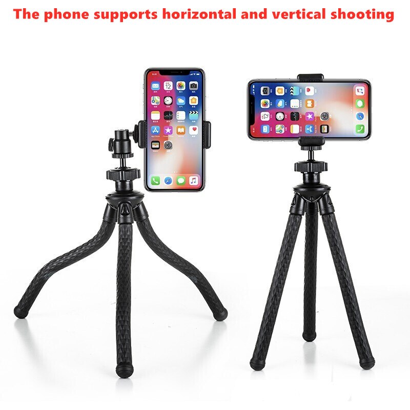 Flexible Octopus Tripod SLR mini tripod stand stabilizer tripod portable handheld stand for iPhone xiaomi 2 in 1 tripod