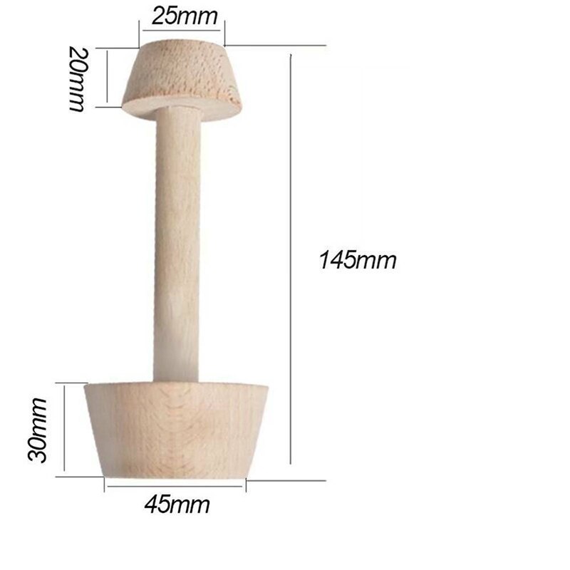 Instant Tart And Pie Molder Cake Mold Baking Tool Wood Egg Tart Pusher Double Side Tart Tamper Pastry Pusher Wooden Eggtart Mold