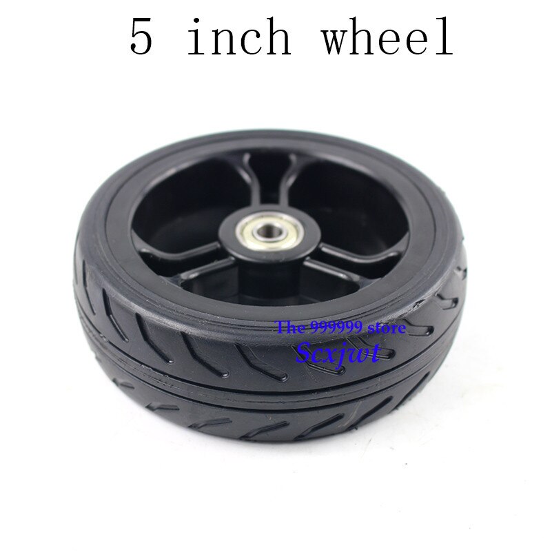 5 inch solid tyre wheels and alloy rim for Fast wheel F0,jackhot,Nes carbon fiber scooter motorcycle wheel tire