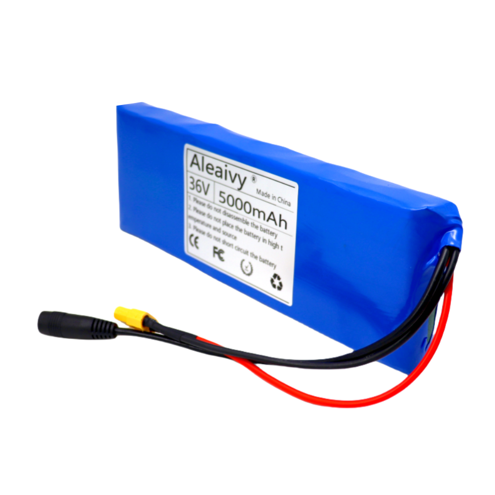 36V 10S1P 5000mAh batería 5Ah 18650 baterías recargables de iones de litio coche eléctrico bicicleta Scooter 20A BMS 500W