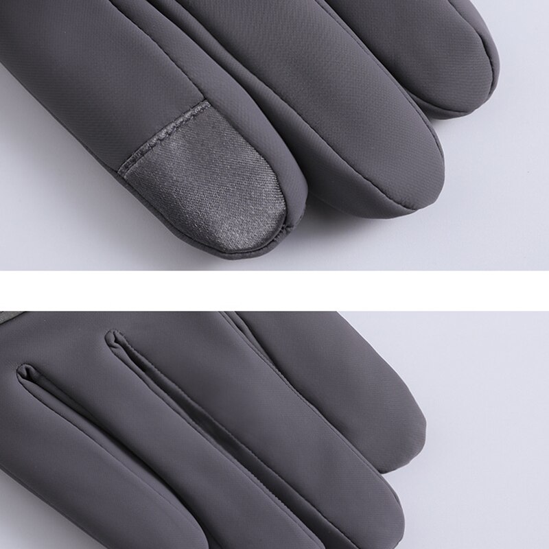 Waterdichte winterhandschoenen voor heren, koud weer, winddicht, touchscreen, antislip, thermische warme handschoenen, buitensport, hardlopen, fietsen
