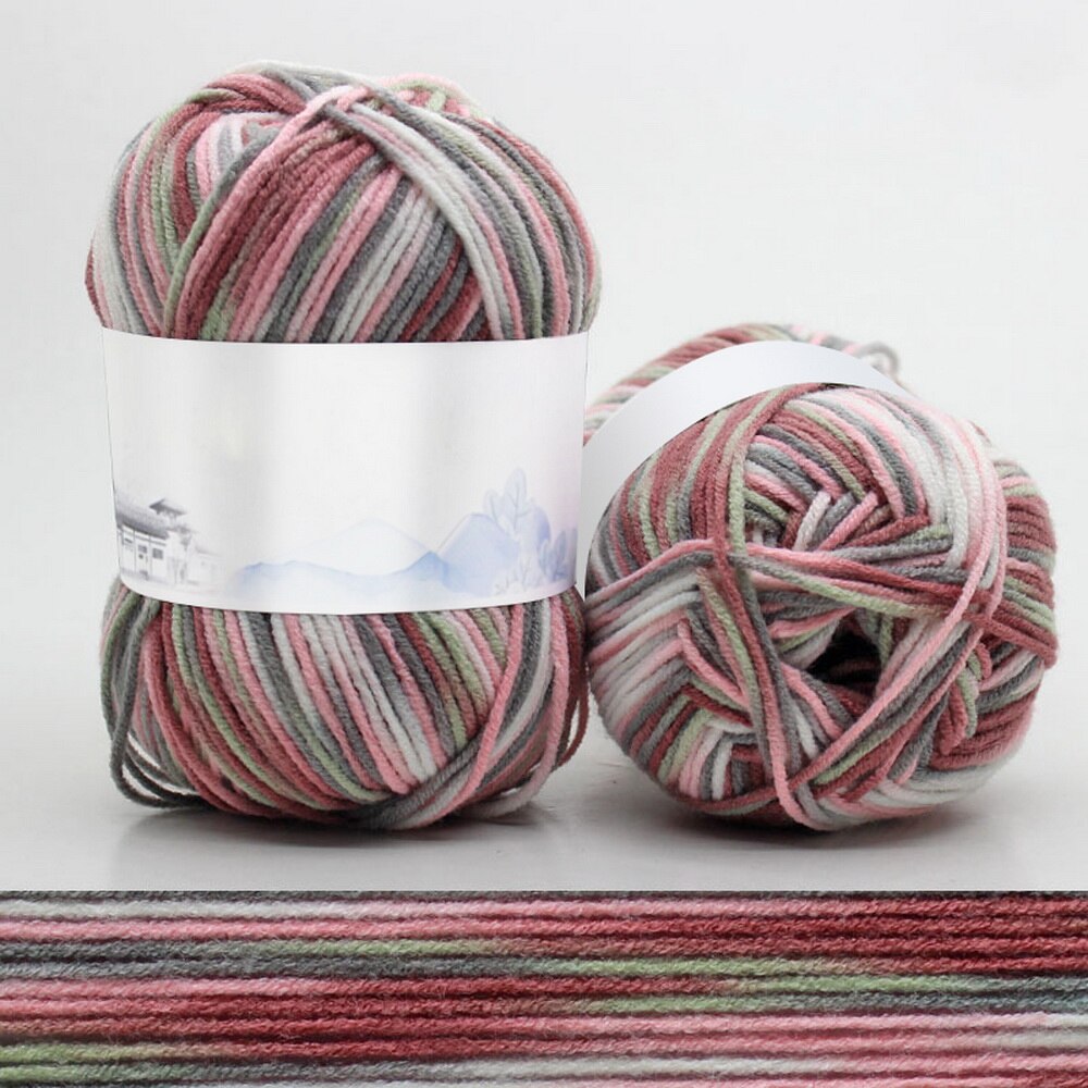 Milk Sweet Soft Cotton Baby Knitting Wool Yarn Milk Cotton Soft Baby Yarn For Hand Knitting 50g/ Crochet Baby Woolen: 21