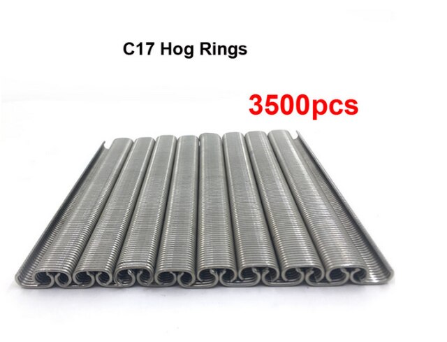 18000 st pneumatiska hog ringar c ring spik klammer klämmor  sc760b sc7c sc7e c ring verktyg tång luftpistol klädsel bur staket spik
