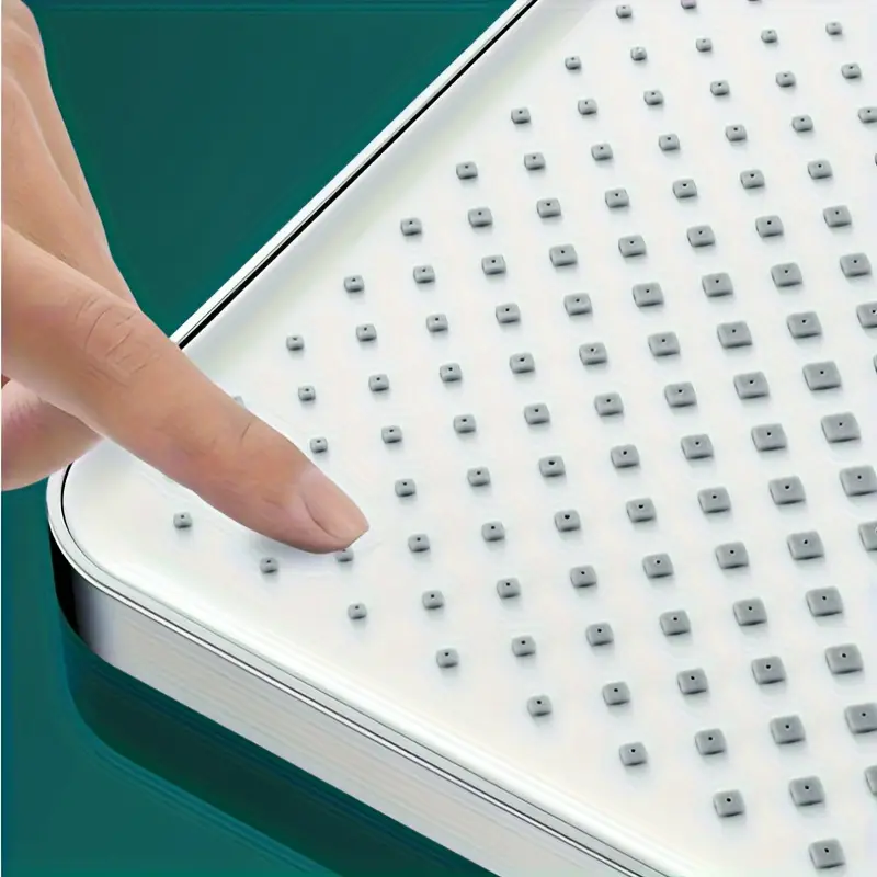 1 Piece Large Inch Large Water Outlet Pressurized Shower Head Water Heater Large Panel Top Spray Home Bathroom Accessories