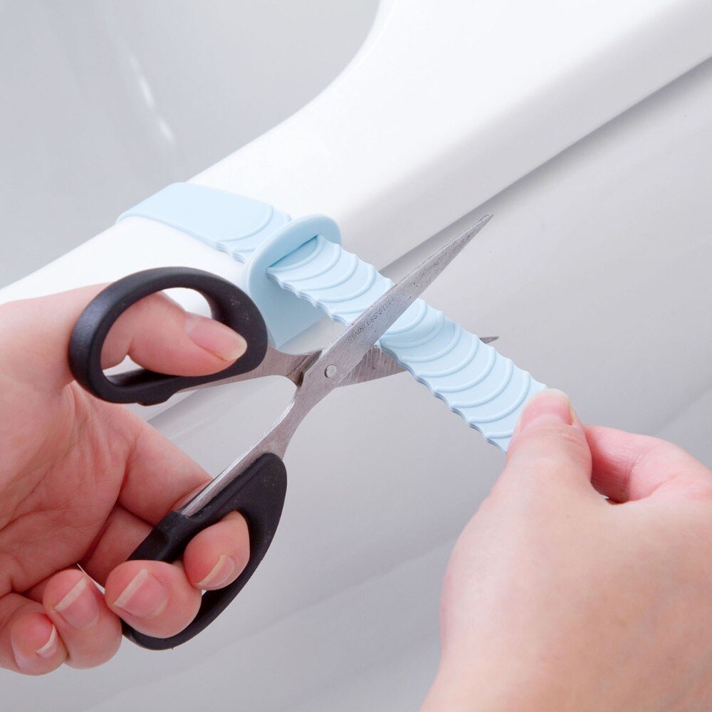 Silikon Wc Sitz Klappe Griff Anti-schmutzig Tragbare Toilette Deckel Zubehör kippen Abdeckung Griff Uncovery Deckel Gerät Schlecht Werkzeuge