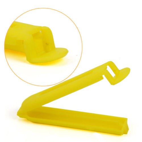 2 stk innovation af mad frisk holder plastikforseglingsklemme trompet lille