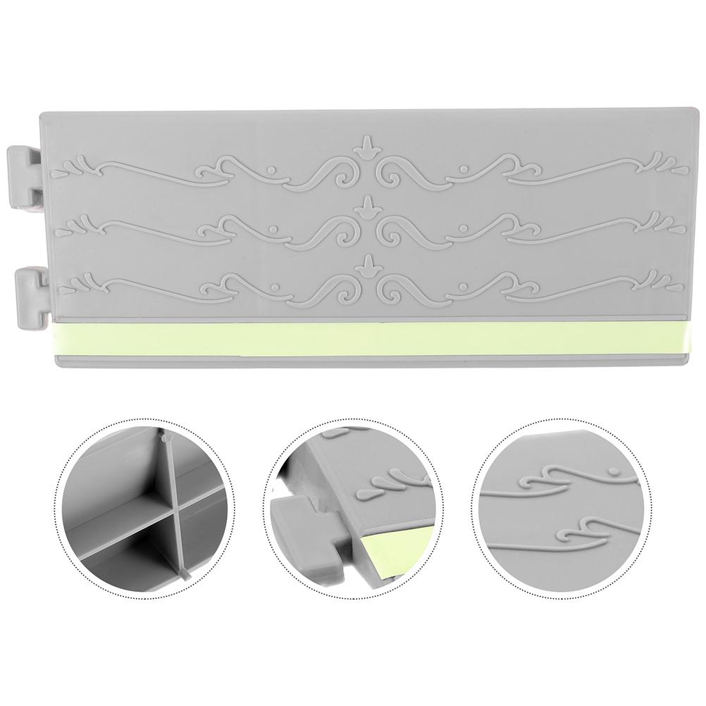 25X4.5 Zwart Fluorescerend Plastic Oprit Vegen Robot Klimmat Thuis Deur Hellingen Anti Slip Eenvoudige Installatie Entry