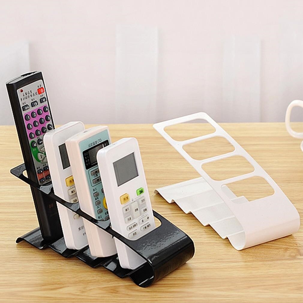 Remote Control Holder Case 4 Frame Holder TV/DVD Step Remote Control Mobile Phone Stand Storage Desk Organizer