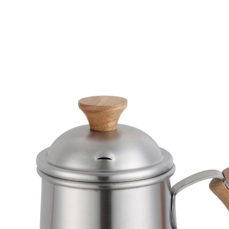 650ml Wooden Handle Hand-washing Pot 304 Stainless Steel Hand-washing Pot