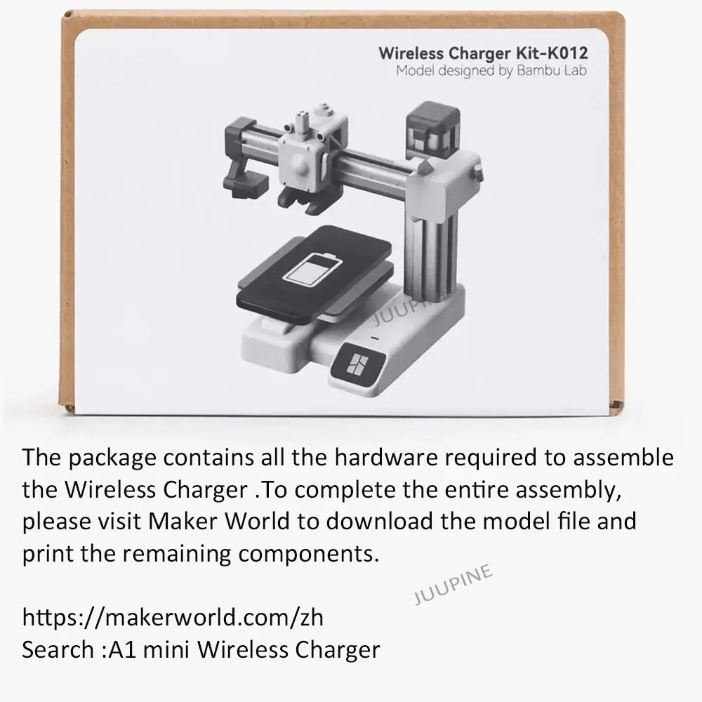 Für BambuLab 3D druck DIY Kreative Modell Computer Drahtlose Maus ladegerät Motor LEDLight Hardware Uhr 3D Drucker Teil: 2,2mm / Blau